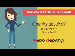 Kata kerja (動詞) untuk jlpt level n4 (nouken 4), langsung saja ya gak usah basa basi lagi, ini dia. Ogenki Desuka Apa Kabar Bahasa Jepang Sehari Hari Youtube