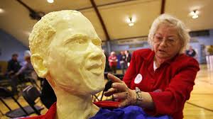 Artist of the day: Artist of the day, August 31: Norma Lyon "The Butter Cow  Lady", an American farmer and sculptor (#786)