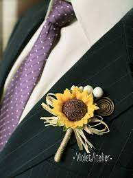 2 Sunflower Rustic Wedding Boutonnieres Groom Groomsmen Lapel Flowers Father Of The Bride Groom Accessories Boutonniere Wedding Rustic Sunflower Boutonniere Sunflower Wedding