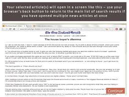 You can do a little research on what. Searching Newztext Plus Using The Example Of Searching For News Articles On House Prices In Auckland From The New Zealand Herald Published During The Period Ppt Download