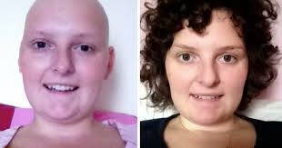 Whether you are a cancer patient researching tips & tricks to use to help your hair grow back after chemo, the victim of a bad haircut or simply want longer, stronger, healthier hair — i've got you covered! Video Cancer Survivor Annmarie Bowen S Hair Grows Back In Time Lapse Video After Chemotherapy Left Her Bald Mirror Online