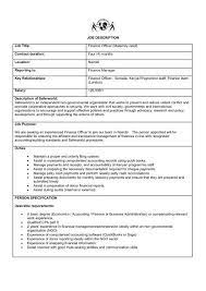 Establish and manage a comprehensive training program to educate employees. Job Description Finance And Administration Manager Ngo