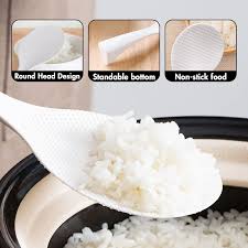 2 Pcs Plastic Rice Paddle,Non Stick Standing Rice Spoon Scooper  Spatula,Heat Resistant Rice Cooker Spoon (White) : Amazon.com.au: Kitchen &  Dining
