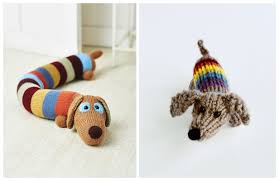 I would like to knit dogs sweaters. Amigurumi Sausage Dog Free Knitting Patterns Knitting Pattern