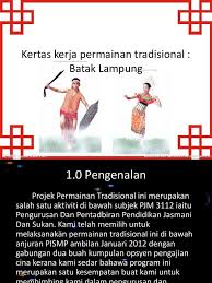 Kaum iban terkenal dengan gaya hidup yang mengamalkan amalan dan tradisi nenek moyang mereka dahulu. Kertas Kerja Permainan Tradisional