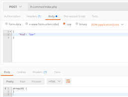 Php Send Post Data Via Raw Json With Postman Stack Overflow