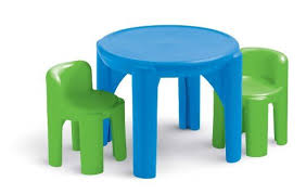 Amazon Com Little Tikes Bold N Bright Table And Chairs Set Toys Games Kids Table And Chairs Kids Table Chair Set Toddler Table