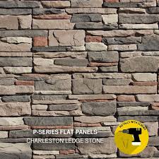Fill out the form and we'll send you info on viewing and downloading our pdf catalogs. M Rock Charleston Ledge Stone Flats 4 9 Sq Ft Manufactured Stone Veneer Panel In The Stone Veneer Department At Lowes Com