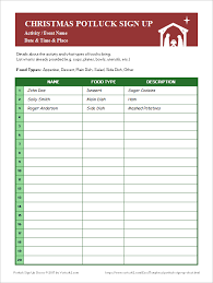 We encourage you to embrace and enjoy retired life. Potluck Sign Up Sheets For Excel And Google Sheets
