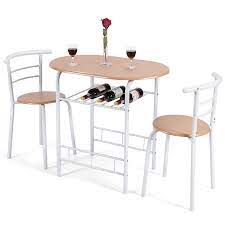 Serve up a little style at your next dinner party with the help of one of my dining room sets, bars or servers.and don't forget to leave a dining chair open for me! Costway 3 Piece Dining Set Table 2 Chairs Bistro Pub Home Kitchen Breakfast Furniture Dining Room Sets Aliexpress