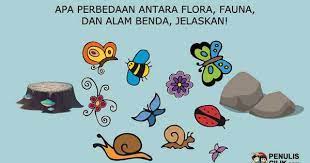 Apa Perbedaan Antara Flora Fauna Dan Alam Benda Jelaskan Penulis Cilik Flora Tulisan Alam