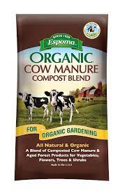 Cow manure is widely used in many gardens. Espoma Cow Manure Compost Blend Espoma