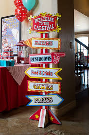 Circus sign cutouts $3.95 per package. Circus Party Carnival Birthday Party Theme Circus Theme Party Circus Birthday Party Theme