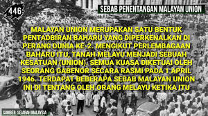 • perlembagaan malayan union 62. 446 Malayan Union Sebab Penentangan Orang Melayu Facebook