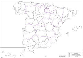 Maybe you would like to learn more about one of these? Espanha Mapa Livre Mapa Em Branco Livre Mapa Livre Do Esboco Mapa Basico Livre Contornos Provincias Principais Cidades Branco