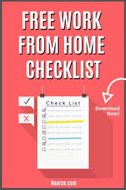 Are You Prepared To Start Working From Home Download My Free Work From Home Checklist And Learn Work From Home Careers Work From Home India Working From Home