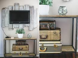 Modern tv wall units for elegant living room. 15 Tips For Decorating Around Your Mounted Tv