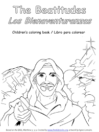 Printable coloring and activity pages are one way to keep the kids happy (or at least occupie. Los Bienaventuranzas Libro Para Colorear Beatitudes Coloring Book Pdf