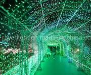 Christmas Festival Decoration Customized Triangle LED Mesh ...