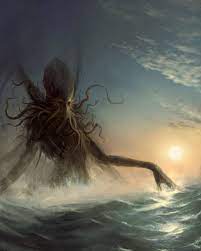 Awakening Of Cthulhu Art By Obrotowy Cthulhu Painting Drawing Fantasy Conceptart Digitalart Art Artist Illust Cthulhu Art Lovecraftian Horror Cthulhu