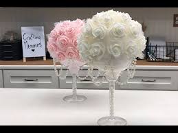 Las flores siempre realzan cualquier. Idea De Centro De Mesa Elegante Para Boda Bautizo Quinceanera Youtube