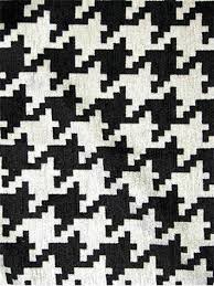 Black And White Checkered Pattern Fabric Houndog Black White Fabric By Color Black And White Fabric White Fabric Texture Houndstooth Fabric