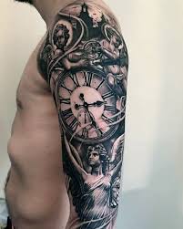 A black and gray tattoo will be a great beginning to your addiction, or addition to your collection. 90 Black Ink Tattoo Designs For Men Dark Ink Ideas