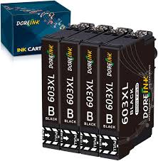 Weighting for document and photo printing applied based on tns 'printing usage & attitudes study', june 2013. Buy Doreink 603xl Ink Cartridges Replacement For Epson 603 Mutipack Compatible With Epson Expression Home Xp 3100 Xp 4100 Xp 2100 Xp 2105 Xp 3105 Xp 4105 Epson Workforce Wf 2810 Wf 2835 Wf 2830 4 Black Online In Turkey B08v4lgmxh
