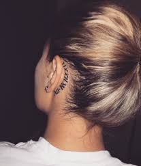 Some of them are red flags, warnings to others that the person flaunting this ink is a. Behind Ear Tattoos Wild Country Fine Arts