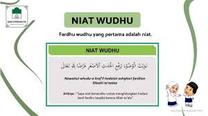 Membasuh muka dari mulai tumbuh rambut kepala, kedua belah telinga dan ujung dagu. Niat Wudhu Youtube