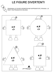 Schede Didattiche Figure Geometriche Per Bambini Di 4 X2f 5 Anni Le Idee Della Scuola Attivita Per Bambini Di 3 Anni Immagini Di Scuola