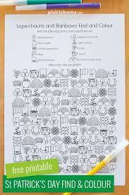 Free Printable St Patrick S Day Find And Colour Activity St Patrick Day Activities St Patricks Activities St Patricks Day Crafts For Kids
