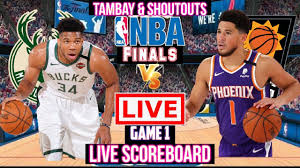 Nets/bucks (tnt)subscribe to the nba: Nba Finals Game 1 Milwaukee Bucks Vs Phoenix Suns Scoreboard Nba Finals Bhordz Tv Youtube