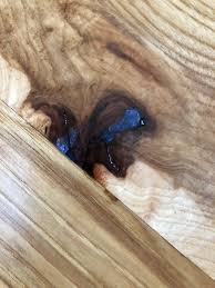 Colored Epoxy To New Hickory Floor We Used This Instead Of Wood Filler Hickory Flooring Wood Filler Colored Epoxy