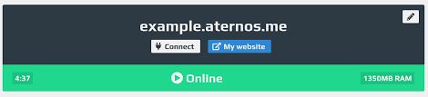 With aternos, you can run your own minecraft server for free. Stop Countdown Aternos