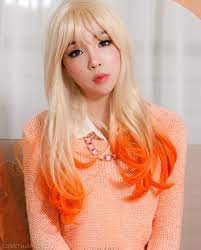 The blonde versus brunette question. Sherbert Dipped Hair Dip Dye Hair Hair Inspiration Color