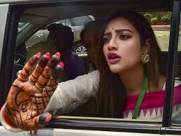 How should i use them? Nusrat Jahan Bats For Inclusiveindia To Be Special Guest At Iskcon S Inauguration Ceremony