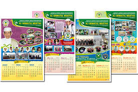 Mencatat aktivitas harian dengan kalender yang anda desain sendiri. Desain Kalender 4 Lembar Pesantren Di Tasikmalaya Desain Dan Cetak Tasik