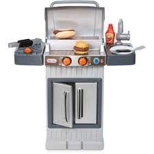 Little Tikes Cook N Grow Bbq Grill With Cooking Accessories And Play Food Walmart Com Outdoor Bbq Grill Bbq Grill Kitchen Grill
