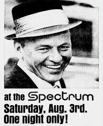 Frank Sinatra's performances in Philly and other locations