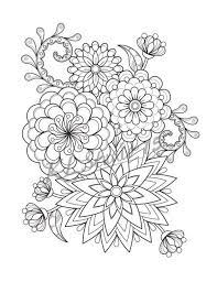 Some very complex and detailed, some a little more simple and elegant. Coloring Page Blossom Instant Download Relax Mandala Etsy In 2021 Mandala Coloring Pages Flower Coloring Pages Mandala Coloring
