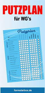 Laden sie kostenlose, druckfertige vorlagen für personalarbeitszeitpläne (wöchentlich, monatlich und dienstplan) als excel oder pdf herunter. Putzplan Fur Wg S Zum Ausdrucken Putzplan Dienstplan Vorlagen