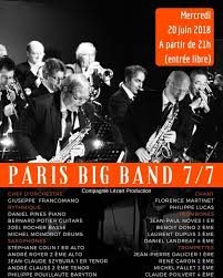 Paris Big Band 7/7 au Jazz Café Montparnasse