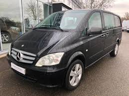 Mercedes Vito Fg 122 Cdi Long 2t8 V6 5 Places Diesel Occasion Fourgon Automatique 2014 Noir Obsidienne Metallise Troyes 10 Aube