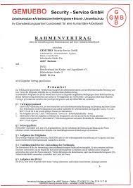 Maybe you would like to learn more about one of these? Rahmenvertrag Gemuebo Security Service Gmbh Downloadartikel