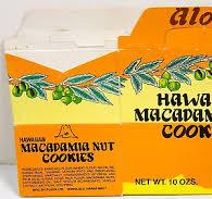 Vtg 70s Fujiya Hawaiian Macadamia Nut Cookies Carton ...