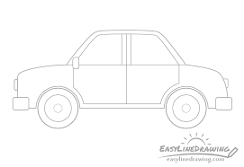 See more ideas about car drawings, drawing for kids, car. How To Draw A Cartoon Car In 12 Steps Easylinedrawing