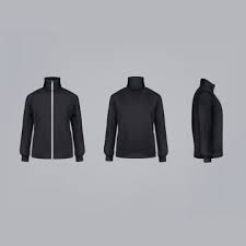 Sport Apparel Jacket Sweatshirt Sportswear Illustration Icon 3d Realistic Pullover Clothing Cotton Model Mockup Zipper Fastener Long Sleeve Textile Hood Hoodie