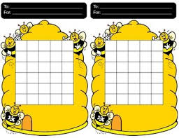 Bee Incentive Charts Bee Activities Bee Chart