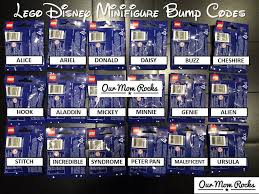Lego Minifigures Collection Features 18 Iconic Disney Characters Bump Codes Box Reveal Lego Minifigures Lego Disney Disney Minifigures